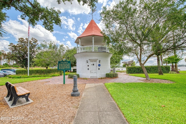 1 John Anderson Dr Unit 103, Ormond Beach, FL 32176 - view of community featuring a lawn