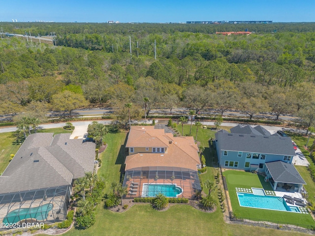 20 Promenade At Lionspaw, Daytona Beach, FL 32124 - aerial view with a wooded view