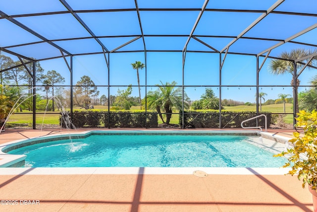 20 Promenade At Lionspaw, Daytona Beach, FL 32124 - outdoor pool featuring a lanai and a patio area