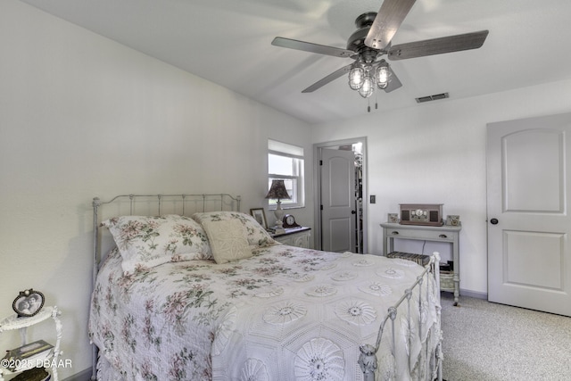 1408 Mollie Rd, Daytona Beach, FL 32114 - bedroom with carpet floors and a ceiling fan