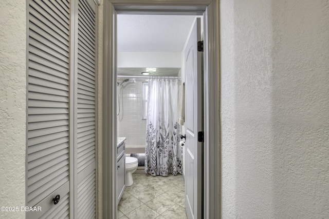 1408 Mollie Rd, Daytona Beach, FL 32114 - hall with a textured wall and light tile patterned floors