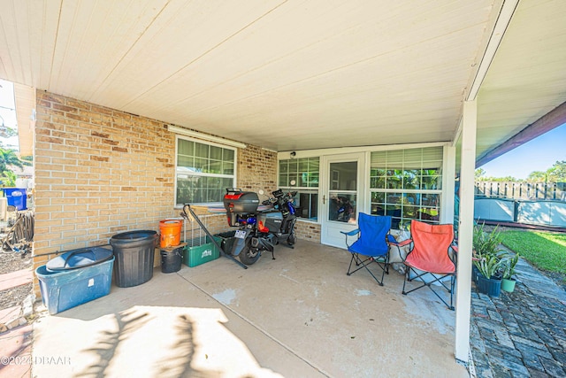 view of patio