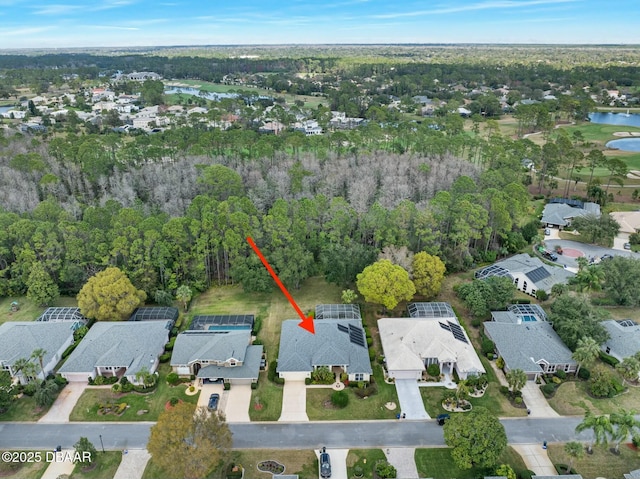 32 Gale Ln, Ormond Beach, FL 32174 - aerial overview of property's location with nearby suburban area and a large body of water