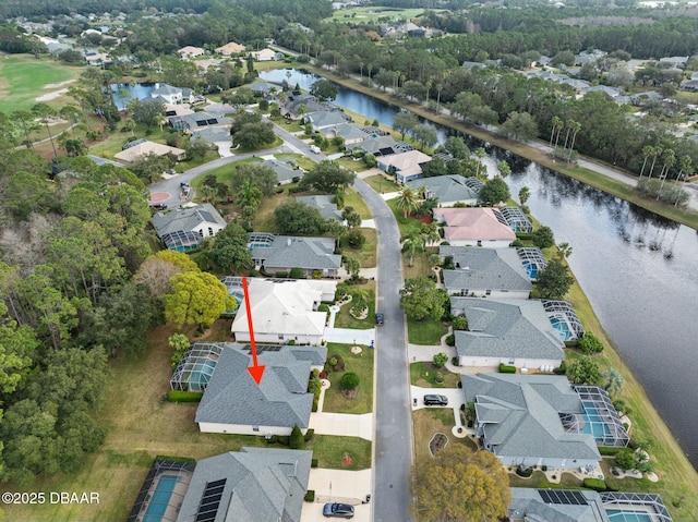 32 Gale Ln, Ormond Beach, FL 32174 - aerial view of property and surrounding area featuring nearby suburban area and a nearby body of water