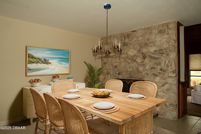 829 N Beach St, Ormond Beach, FL 32174 - dining room with tile patterned floors