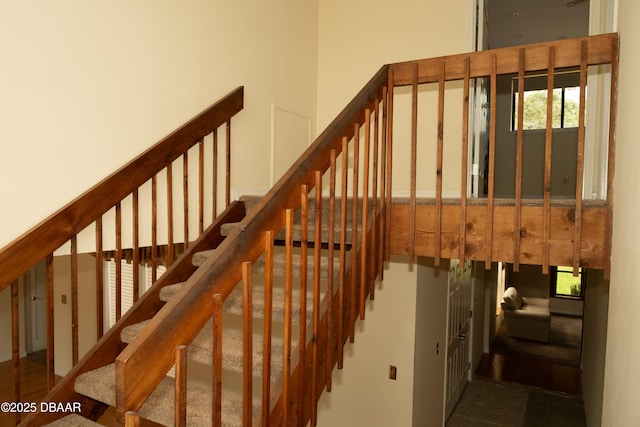 829 N Beach St, Ormond Beach, FL 32174 - staircase with a towering ceiling