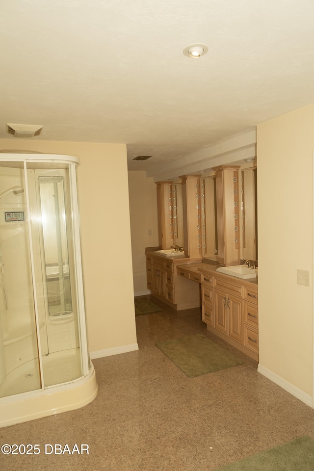 829 N Beach St, Ormond Beach, FL 32174 - bathroom featuring vanity and carpet flooring