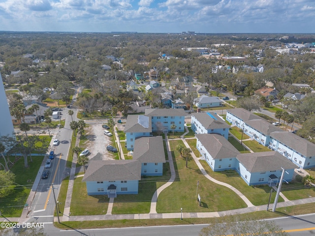 aerial view featuring a residential view