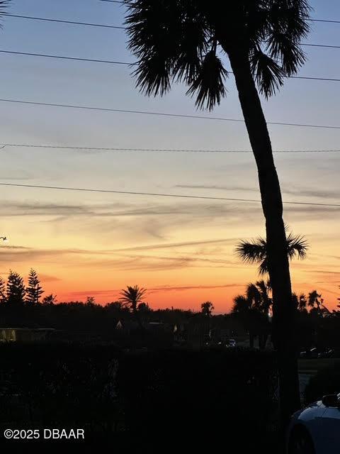 view of nature at dusk