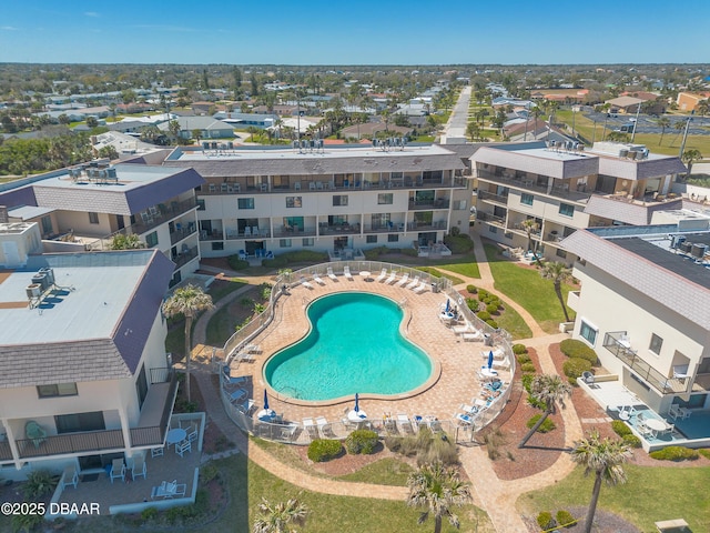 935 Ocean Shore Blvd Unit 3020, Ormond Beach, FL 32176 - bird's eye view of a pool area
