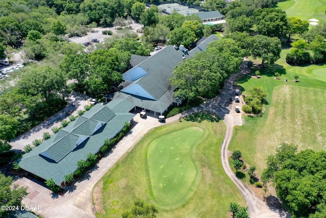 3404 Rexford Cir, Ormond Beach, FL 32174 - aerial view of a local golf course and a tree filled landscape