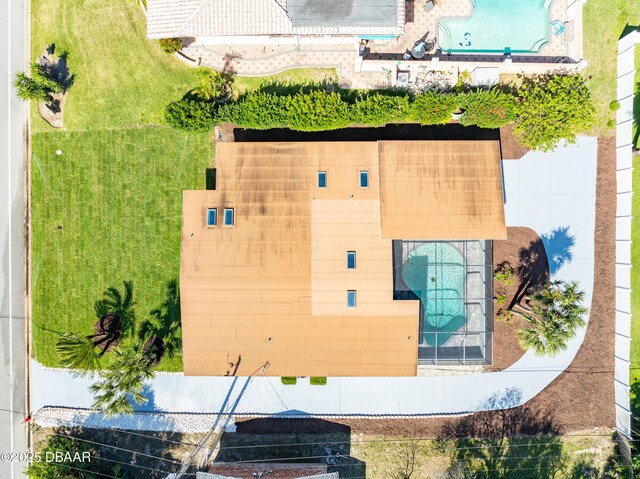 view of front of property with glass enclosure and a garage