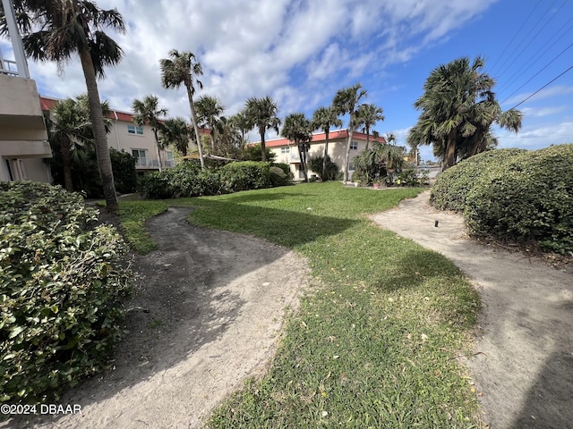 view of community with a yard