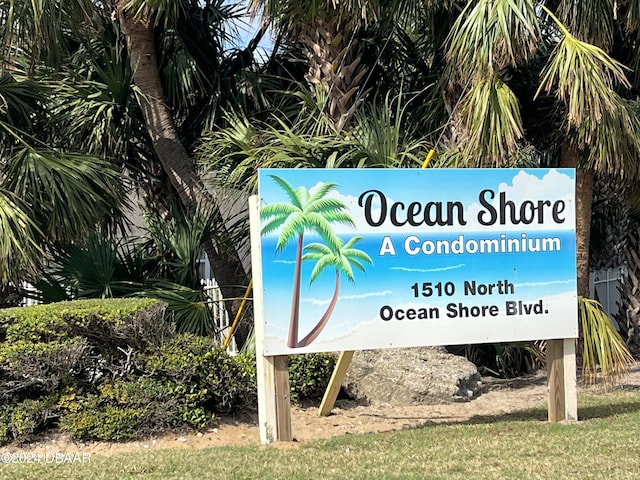 1510 Ocean Shore Blvd Unit 3120, Ormond Beach, FL 32176 - view of community sign