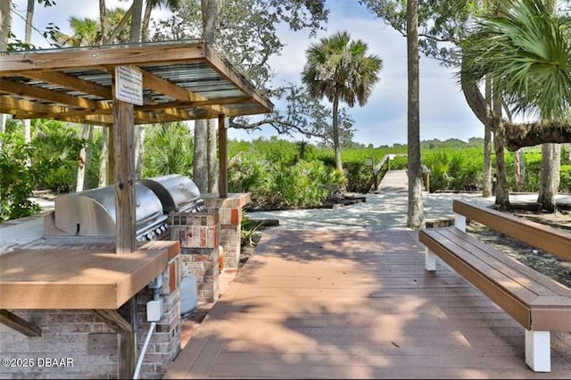 surrounding community featuring exterior kitchen