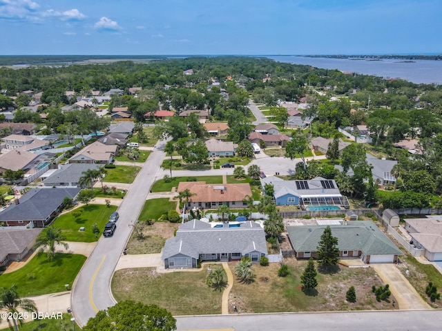 7 Heather Ln, Ormond Beach, FL 32174 - aerial overview of property's location featuring nearby suburban area and a nearby body of water