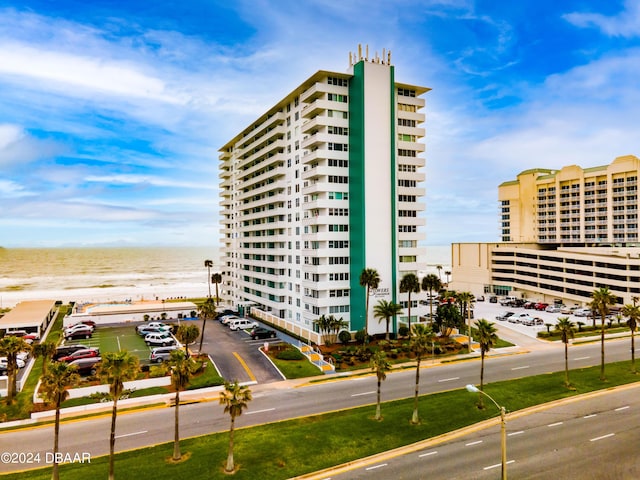 2800 N Atlantic Ave Unit 810, Daytona Beach, FL 32118 - view of property featuring a water view