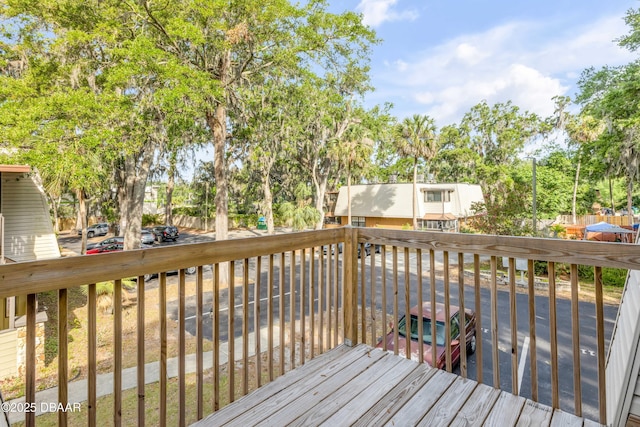 3656 Jackson St Unit 11, Port Orange, FL 32129 - view of wooden terrace