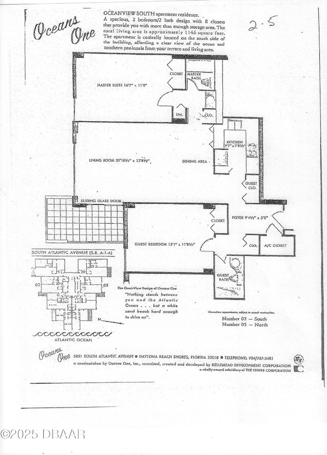 3051 S Atlantic Ave Unit 1806, Daytona Beach Shores, FL 32118 - property floor plan