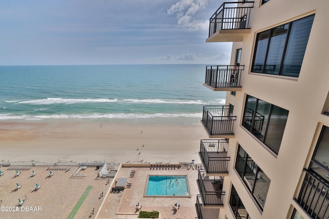 3051 S Atlantic Ave Unit 1806, Daytona Beach Shores, FL 32118 - water view featuring local beach