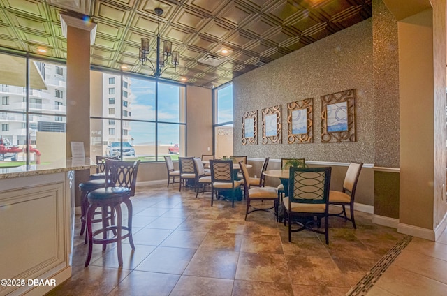 3051 S Atlantic Ave Unit 1806, Daytona Beach Shores, FL 32118 - common area featuring an ornate ceiling