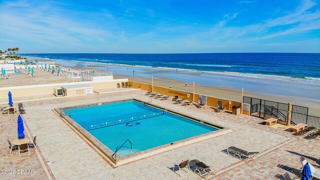 3051 S Atlantic Ave Unit 1806, Daytona Beach Shores, FL 32118 - community pool featuring view of water and beach