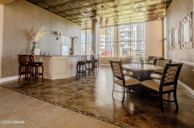 3051 S Atlantic Ave Unit 1806, Daytona Beach Shores, FL 32118 - building lobby with a towering ceiling