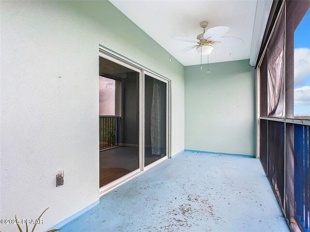 5300 S Atlantic Ave Unit 9-403, New Smyrna Beach, FL 32169 - view of unfurnished sunroom