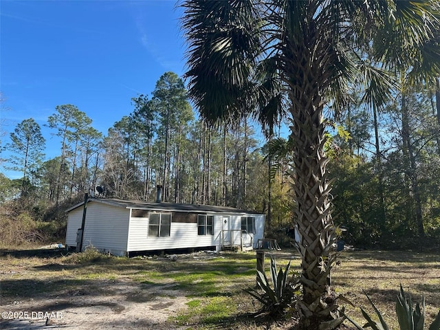 view of manufactured / mobile home