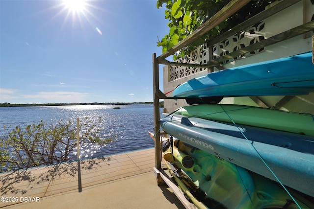 3606 S Peninsula Dr Unit 406, Port Orange, FL 32127 - dock featuring a water view
