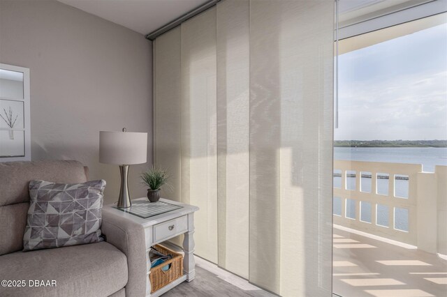 3606 S Peninsula Dr Unit 406, Port Orange, FL 32127 - living area with a water view