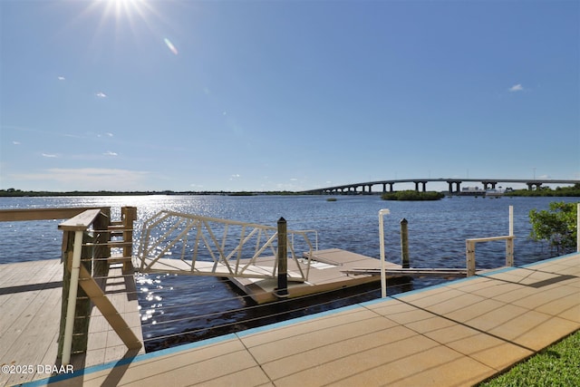 3606 S Peninsula Dr Unit 406, Port Orange, FL 32127 - dock area featuring a water view