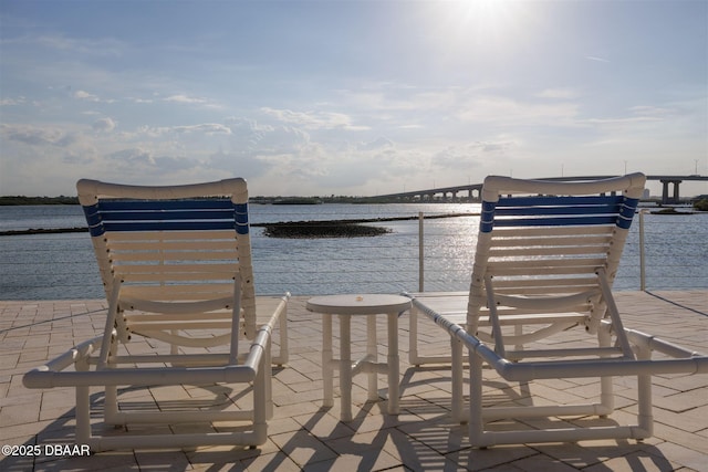 3606 S Peninsula Dr Unit 406, Port Orange, FL 32127 - dock area featuring a water view