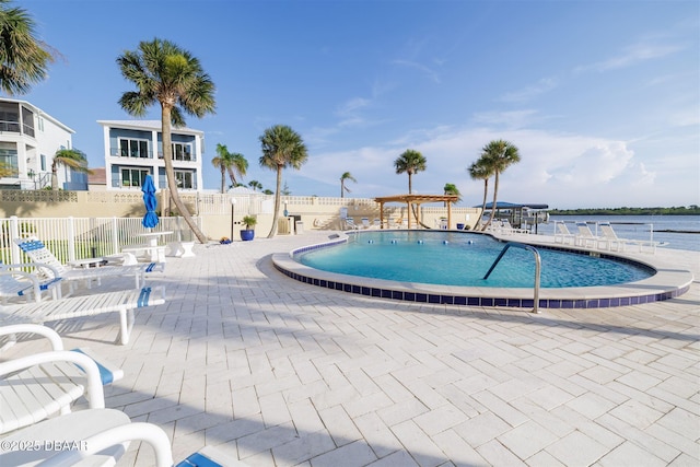 3606 S Peninsula Dr Unit 406, Port Orange, FL 32127 - community pool with a patio
