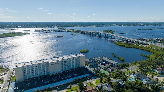 3606 S Peninsula Dr Unit 406, Port Orange, FL 32127 - bird's eye view of a notable bridge and a nearby body of water