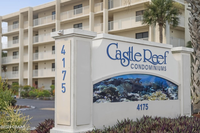 4175 S Atlantic Ave Unit 1130, New Smyrna Beach, FL 32169 - view of community / neighborhood sign