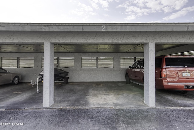 view of vehicle parking