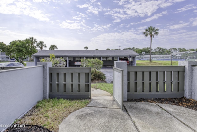 view of gate