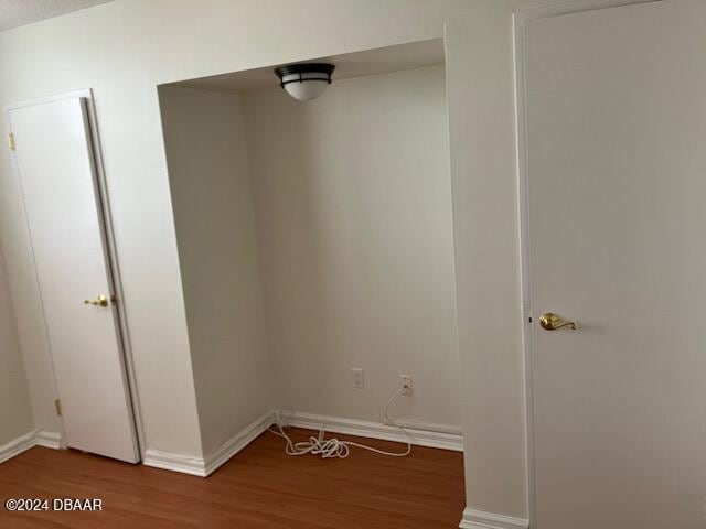 interior space featuring hardwood / wood-style flooring