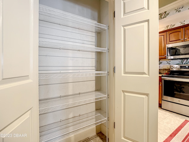 view of pantry