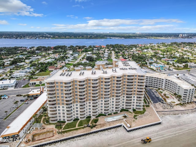 2403 S Atlantic Ave Unit 409, Daytona Beach Shores, FL 32118 - bird's eye view of a nearby body of water and apartment complex
