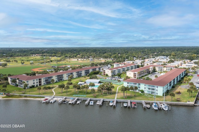 721 S Beach St Unit 205, Daytona Beach, FL 32114 - aerial view of a nearby body of water and apartment complex