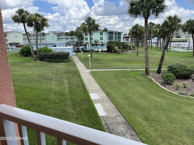 721 S Beach St Unit 205, Daytona Beach, FL 32114 - view of property's community with a yard and a water view