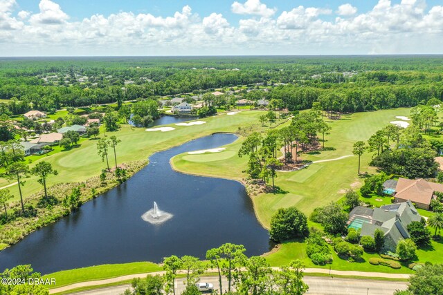 665 Elk River Dr, Ormond Beach, FL 32174 - drone / aerial view with a water view
