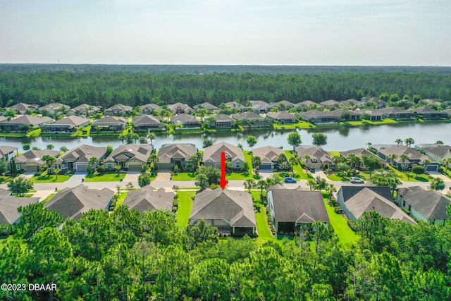 665 Elk River Dr, Ormond Beach, FL 32174 - aerial view with a water view