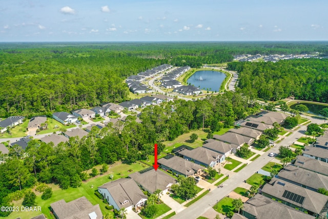 665 Elk River Dr, Ormond Beach, FL 32174 - birds eye view of property with a water view