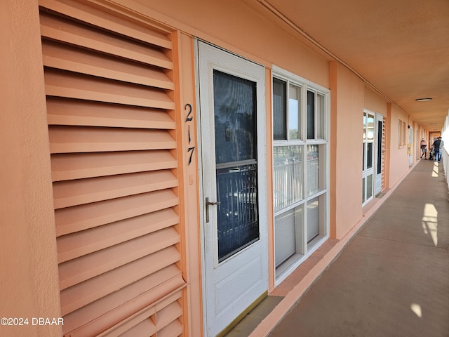 view of property entrance