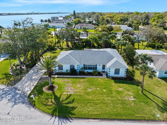 36 Dresden Cir, Ormond Beach, FL 32174 - aerial perspective of suburban area with a nearby body of water
