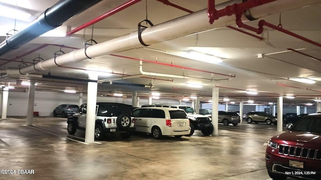 view of parking deck