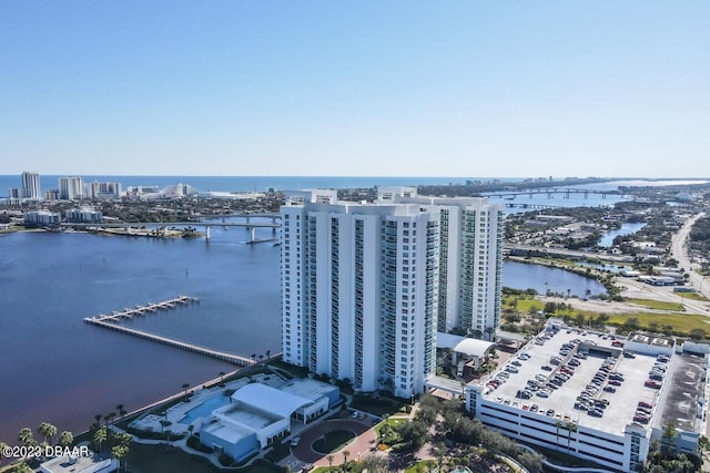 241 Riverside Dr Unit 410, Holly Hill, FL 32117 - view of urban area with a nearby body of water and a notable bridge